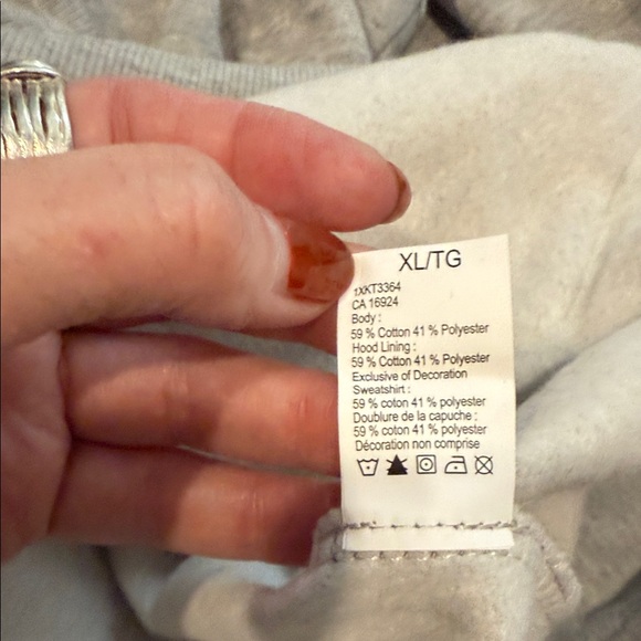 Hallmark Gray Cozy Sweatshirt - Picture 4 of 4